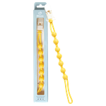 Ninoo Silicone Pacifier Clip – Yellow