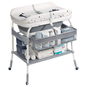 Vsuch Multifunctional Baby Bath & Changing Table