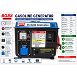 Boss Lifestyle 950 Portable Gasoline Generator - 1.5KW