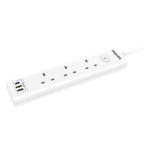 Philips Power Extension - 3 Sockets with 2A & 1C USB