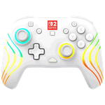 Turtle Beach Nintendo Switch 2 Afterglow Wave Wireless RGB Gaming Controller - White