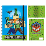 Pyramid Minecraft Steve & Alex Notebook