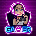 لوحة نيون Gamer لللاعبات