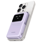 Ugreen Uno Magnetic Wireless Power Bank - 20W (Purple)