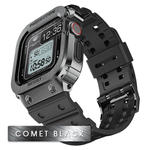 Amband Stainless Steel Watch Band for Apple Watch - 44 mm (Black)