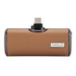 Pocket Battery Type-C Power Bank - 4500mAh (Brown)