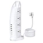 Sailboat Tower Power Extension - 8 Sockets