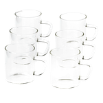 Borosil Vision Glass Mug Set