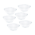Borosil Venus Glass Katori Bowl Set