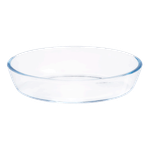 Borosil Oval Borosilicate Glass Baking & Serving Dish