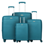 President Polypropylene Luggage Set - Royal Blue