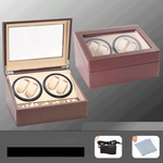 Auto Self-Winding Watch Box - Brown