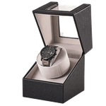Luxury Auto Self-Winding Watch Box - Black/Grey