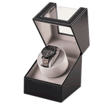 Luxury Auto Self-Winding Watch Box - Black/Grey
