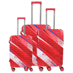 KarryOn Aero Strokes Luggage Set - Maroon