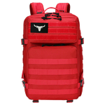 Military Camo Tactical Backpack - Red