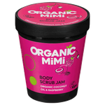 Organic MiMi Organic Coconut Oil & Raspberry Body Scrub Jam