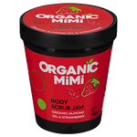 Organic MiMi Organic Almond Oil & Strawberry Body Scrub Jam