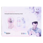 Hi Bebe Plus Rechargeable Double Breast Pum - Pink