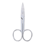 Beter Chrome Plated Manicure Scissors Curved Tip