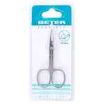 Beter Chrome Plated Manicure Scissors Curved Tip