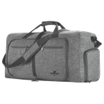 Camouflage Small Travel Duffle Bag - Grey