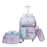 Hearts Trolley Backpack Set - 17 inch