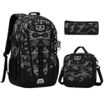 Army Backpack Set - 17 inch (Grey)