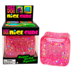 Needoh Nice Cube Glitter Squishy - Pink