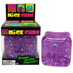 Needoh Nice Cube Glitter Squishy - Purple