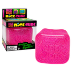 Needoh Nice Cube Shimmering Dust Squishy - Pink