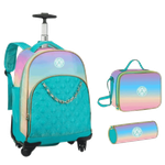 Trolley Backpack Set - 18 inch (Blue)