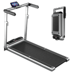 Smart Foldable Home Treadmill Supports up to 120 kg - Silver