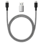 Q8 Cable USB-C To USB-C Cable with A Converter