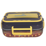 Electric Heated Lunch Box with Stainless Steel Compartments