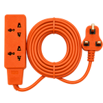 Heavy Duty Dual Universal Socket Extension Cord