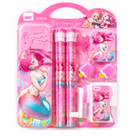 Mermaid Princess Stationery Set - Pink