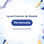 Lycée Français de Koweït Terminale School Supply List no calculator