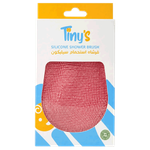 Tiny's Silicone Shower Brush - Red