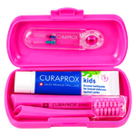 Curaprox Travel Set for Kids - Pink