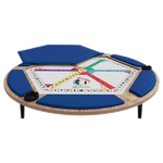2-in-1 Cards & Enhash Yalthib Hexagonal Floor Table