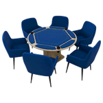 Luxury Cards Hexagonal High Table with Chairs